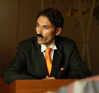 Short hair Wig & Moustache